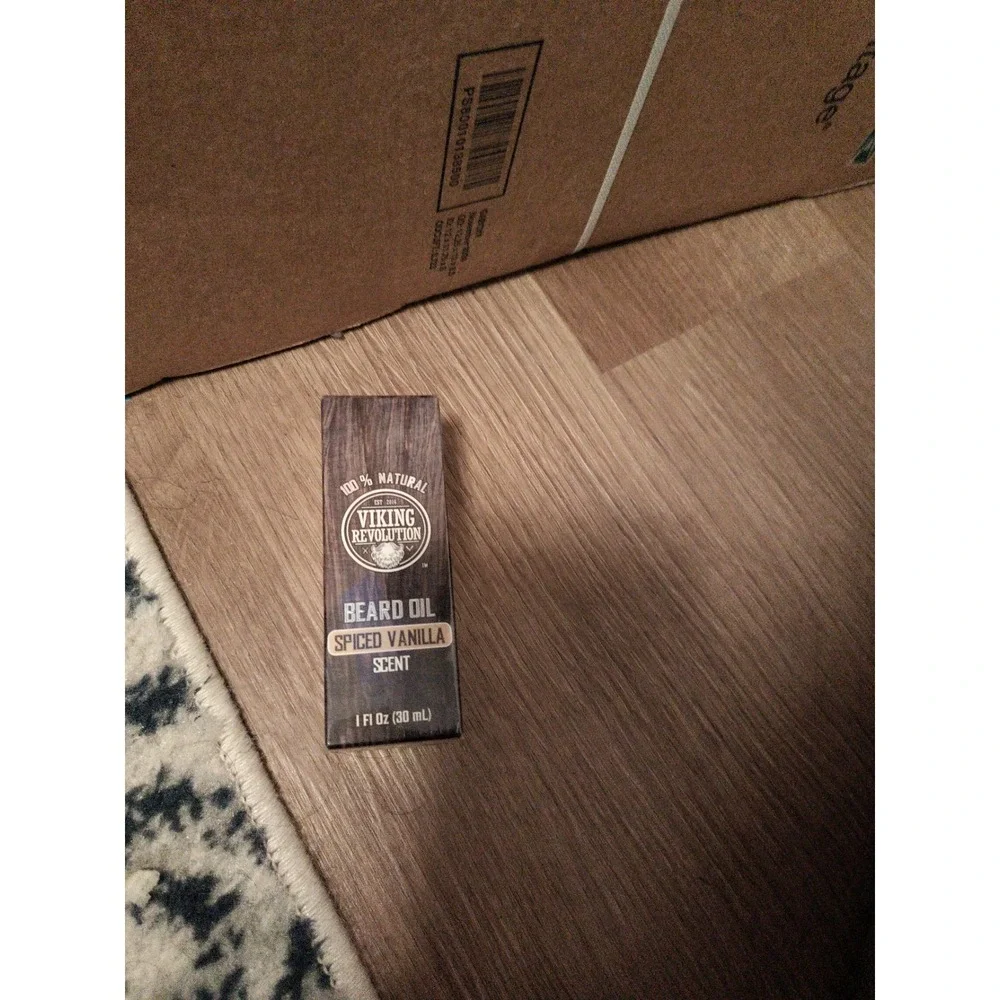 Lot Of 3 Viking Revolution  Spiced Vanilla Beard Wash, Oil and Beard balm New